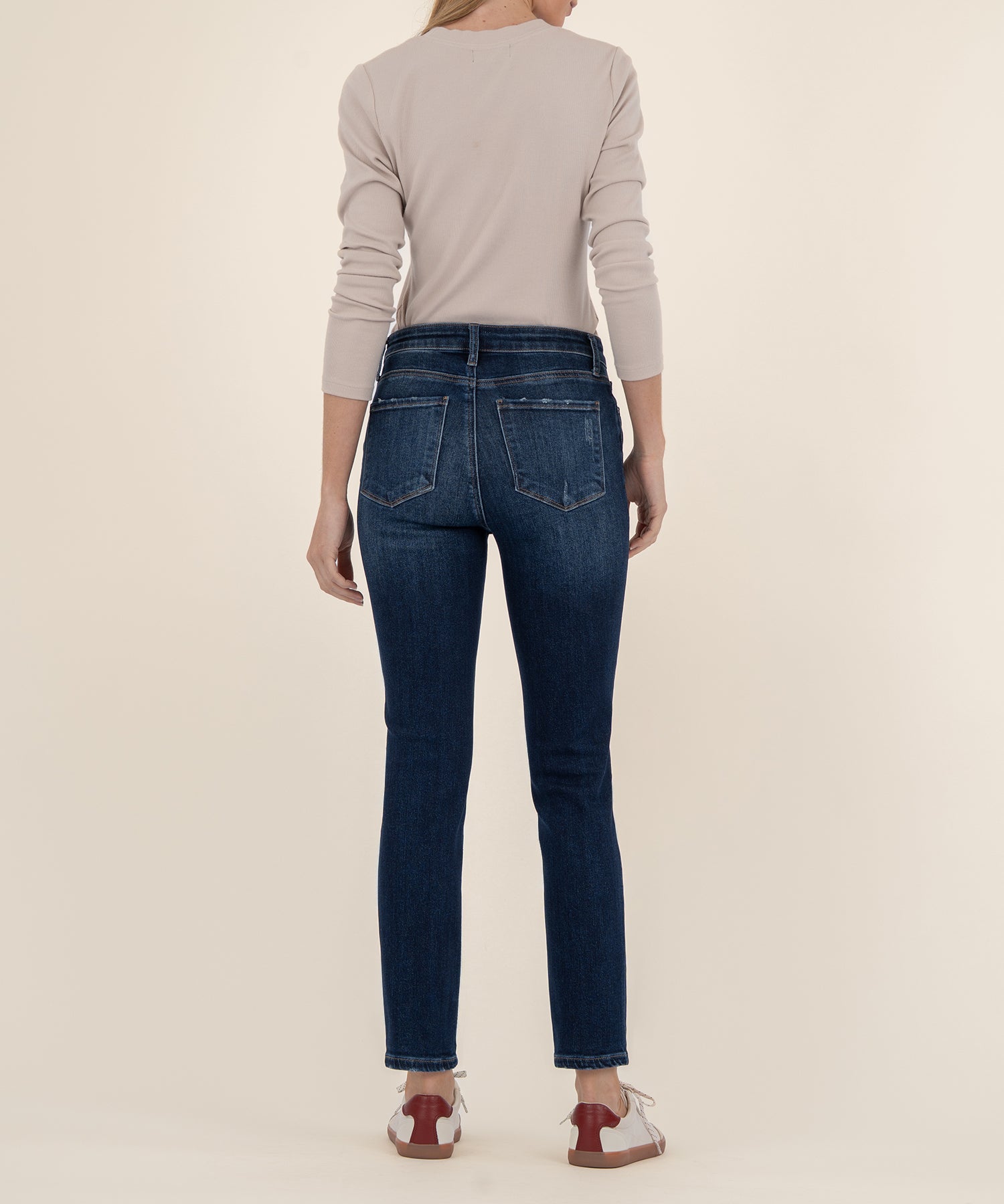 Reese High Rise Ankle Straight Leg, Petite