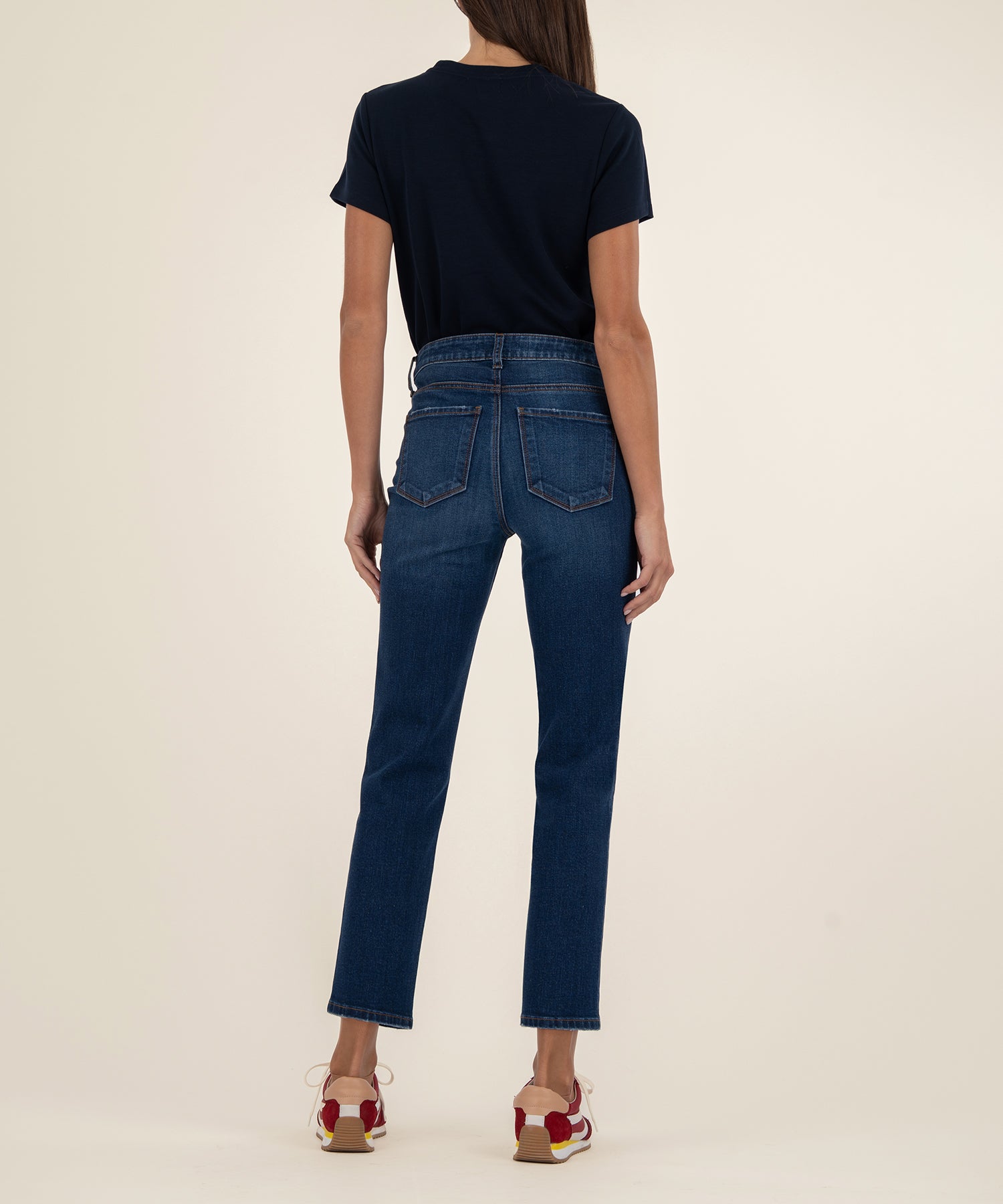 thumbnail image 2 of KUT From The Kloth Plus Size Reese High-Rise Fab Ab Ankle Straight... 2 of 13