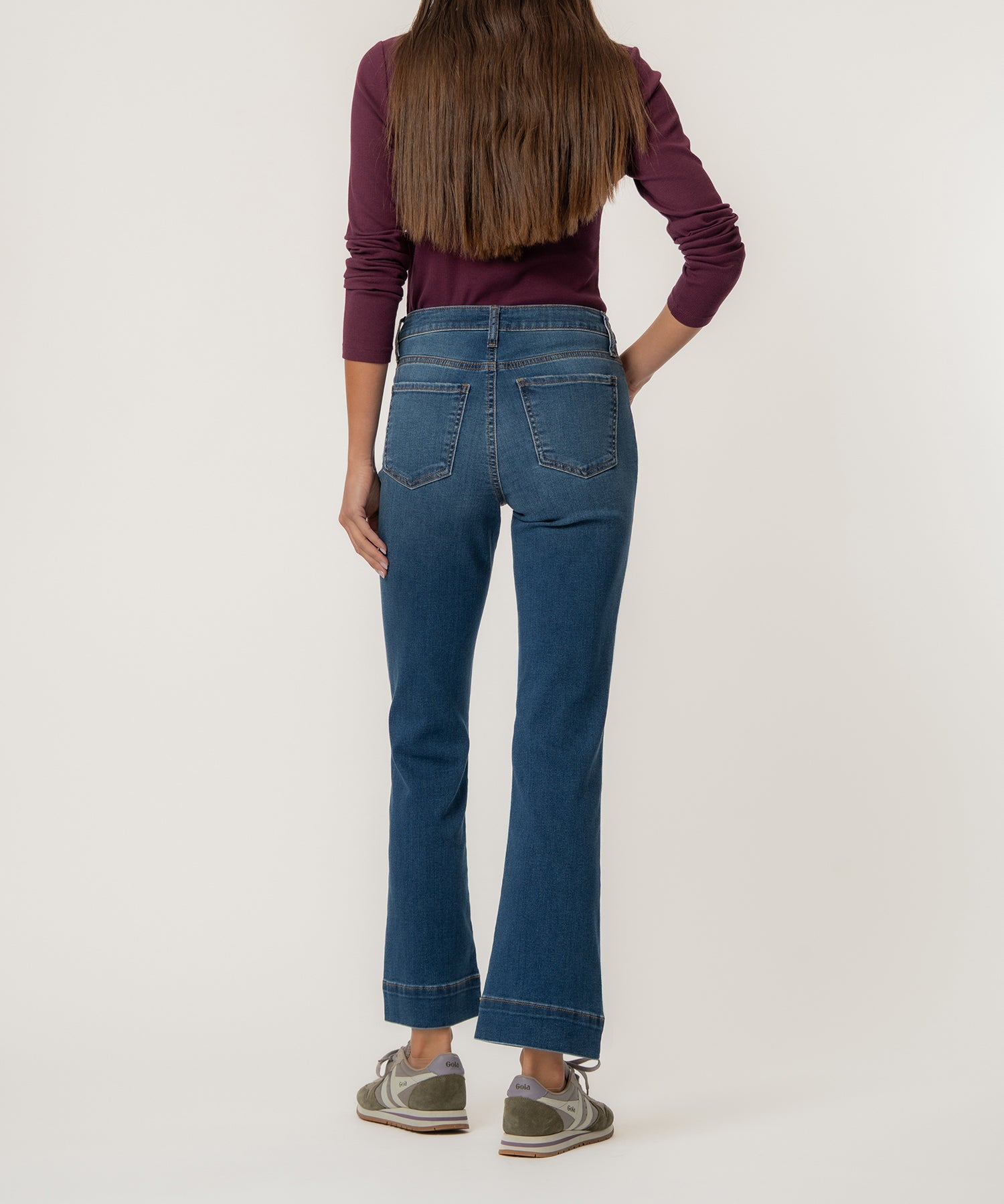 Kelsey High Rise Ankle Flare