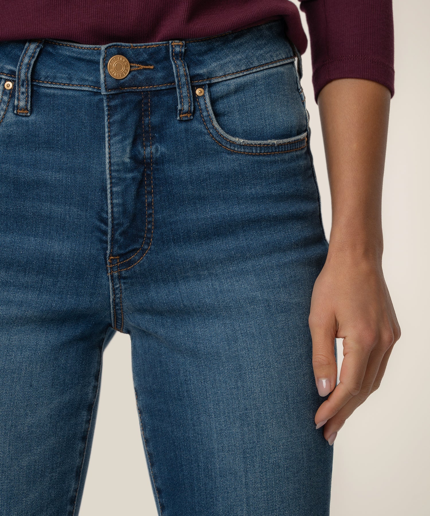 Kelsey High Rise Ankle Flare , Petite