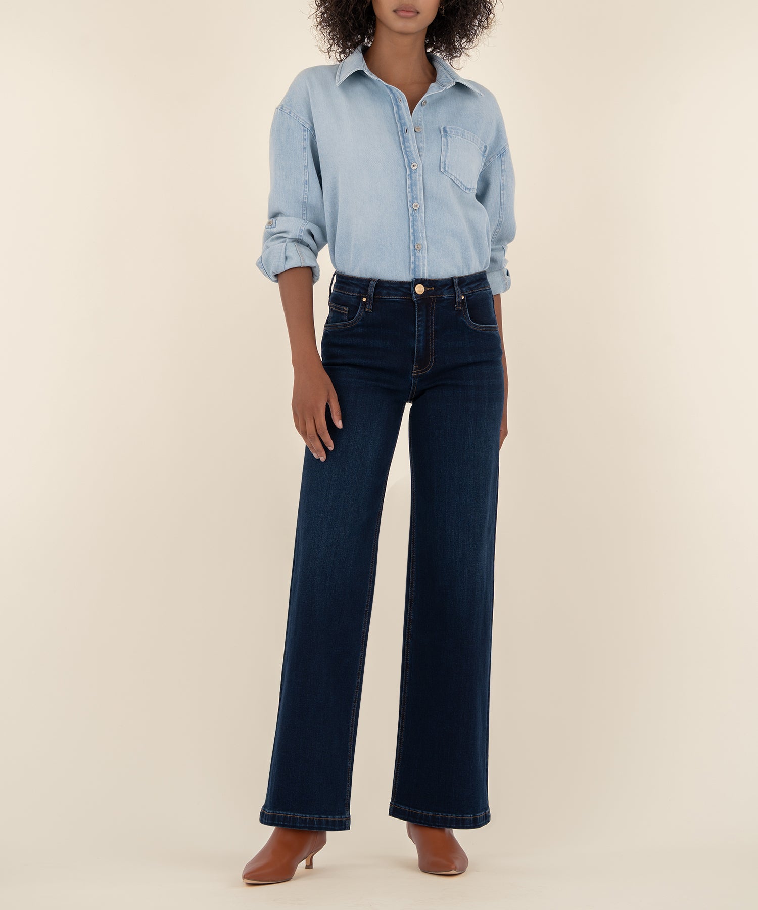 Jean High Rise Wide Leg, Exclusive in Attributable Wash