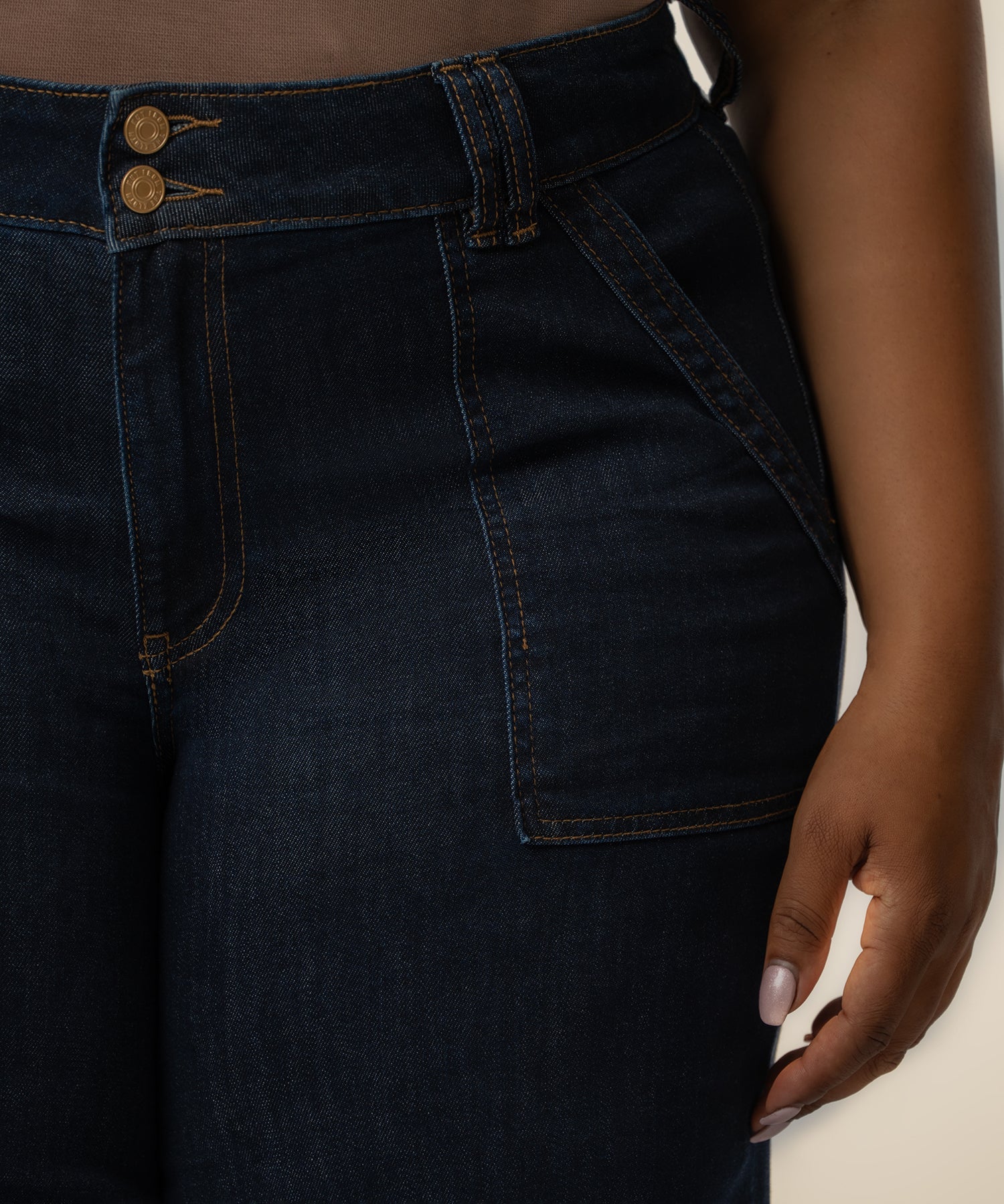 Jodi High Rise Straight Leg, Plus in Sustain Wash