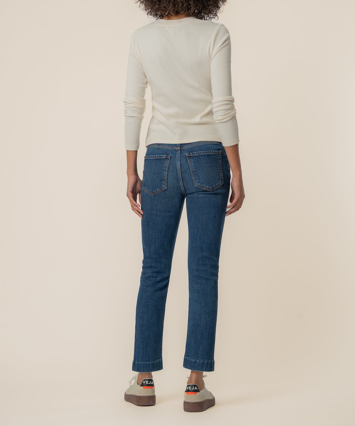 Reese High Rise Ankle Straight in Ultra Wash