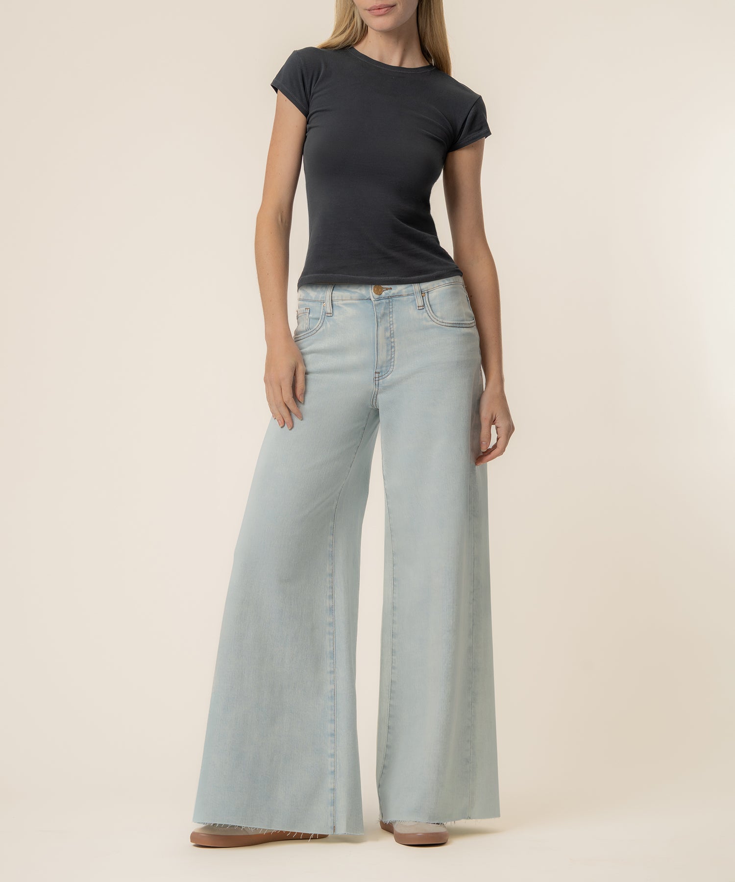 Blake High Rise Super Wide Leg in Sensual Wash