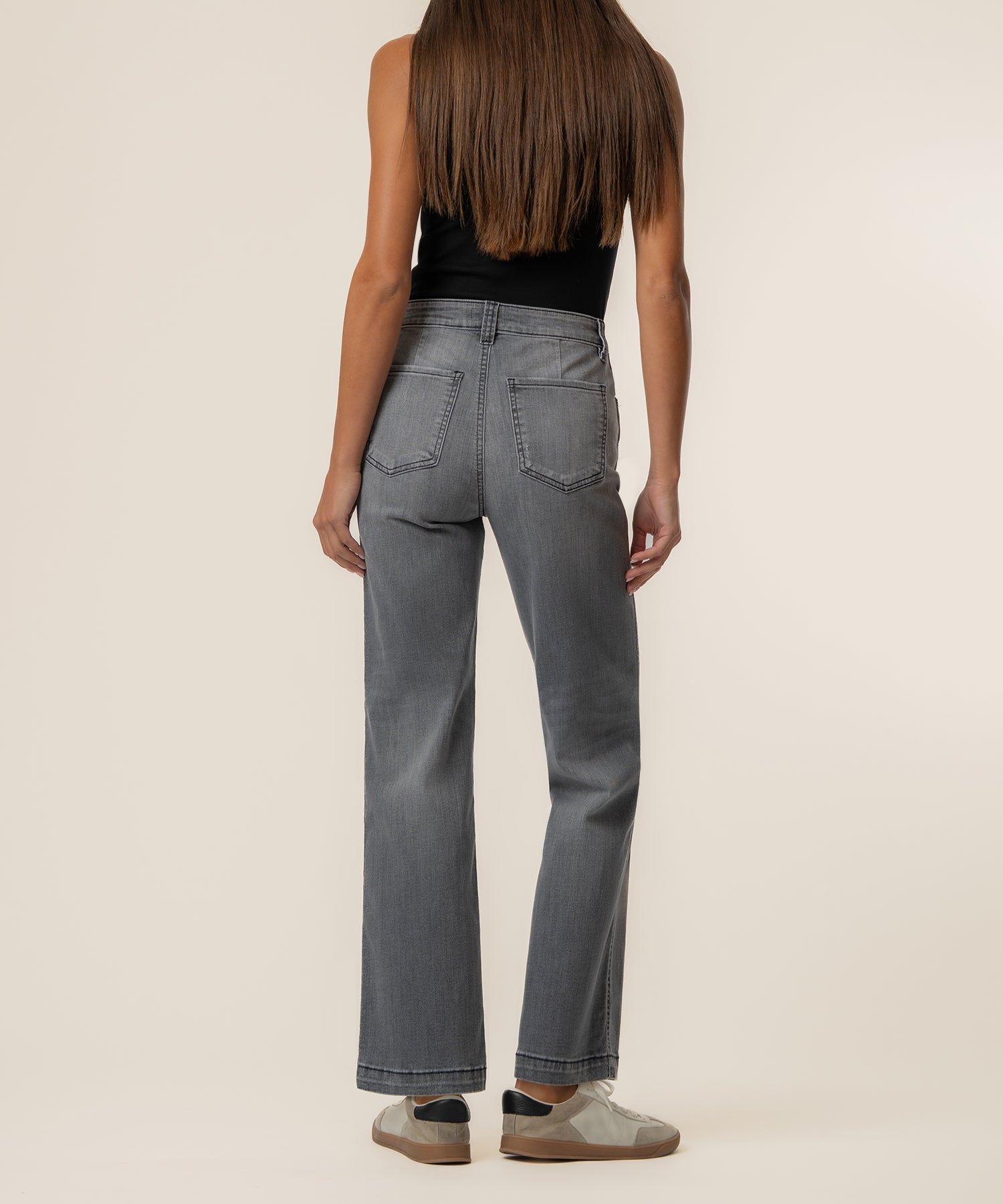 Pattie High Rise Straight Leg, Exclusive in Drafted Wash