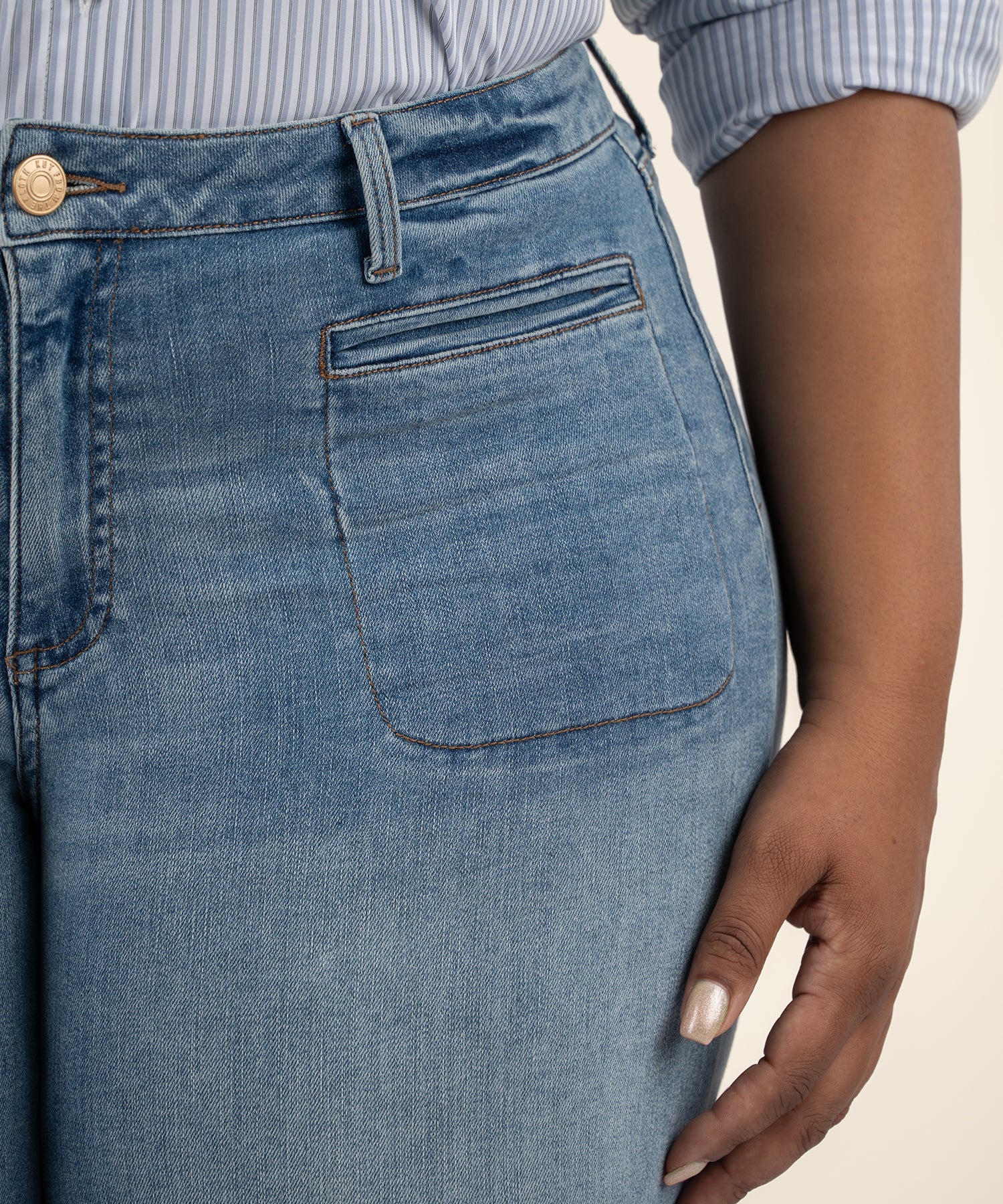 Amy Crop Straight Leg, Plus