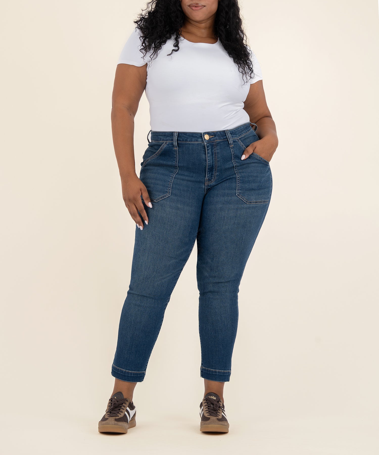 Reese High Rise Straight Leg, Plus