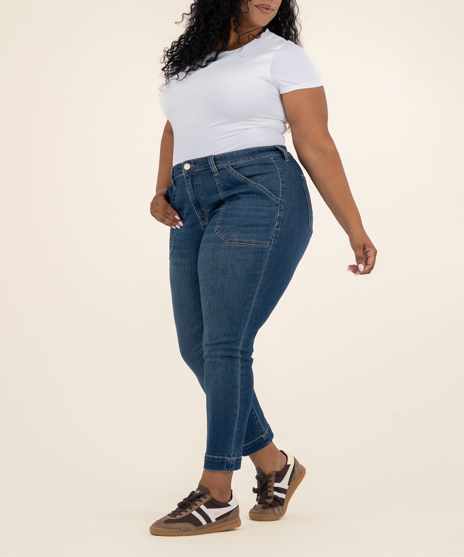 Reese High Rise Straight Leg, Plus