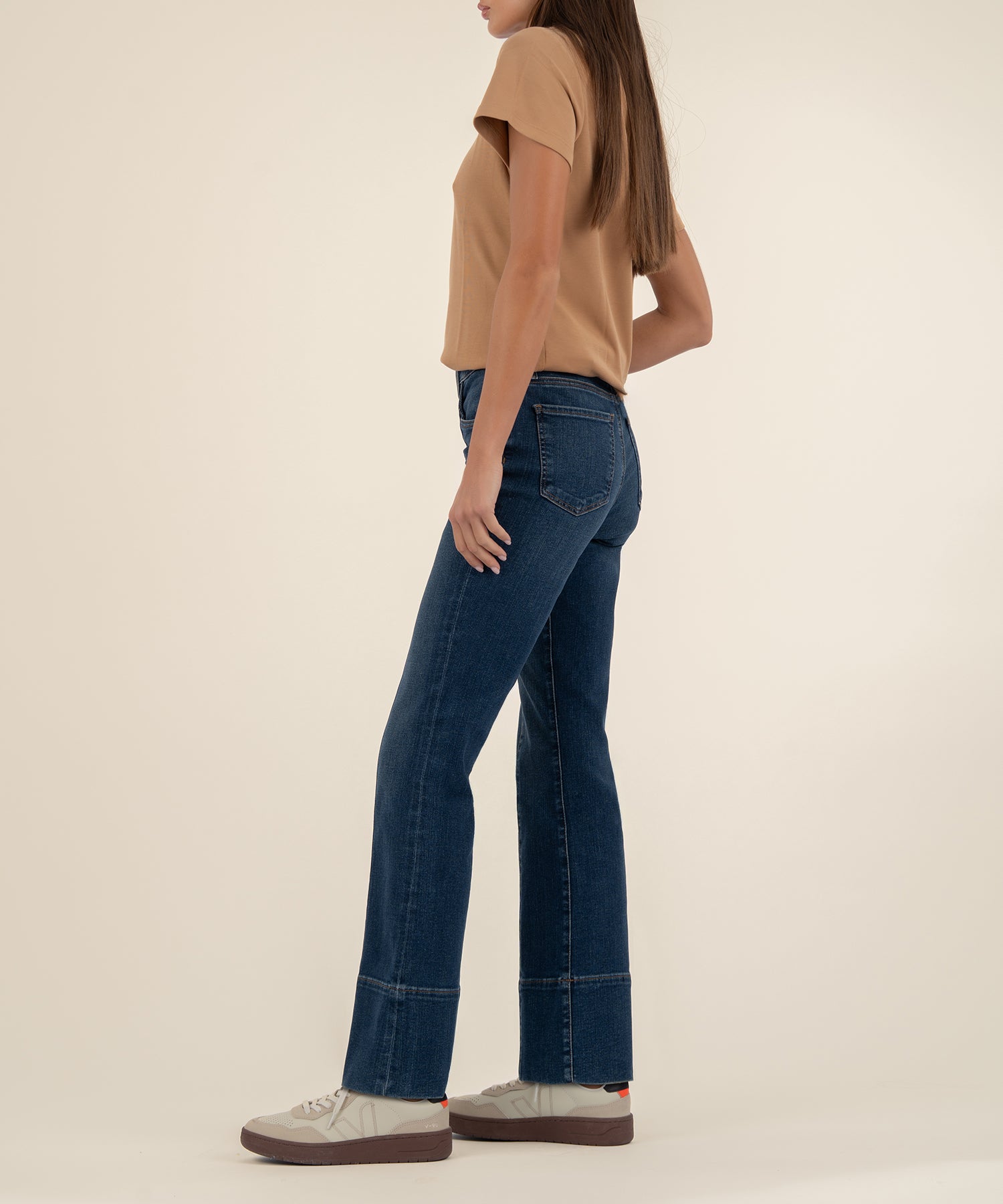 Kelsey High Rise Ankle Flare, Long