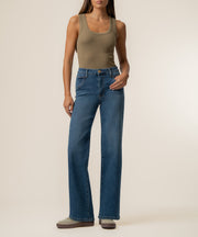 Jodi High Rise Straight Leg in Amusement Wash
