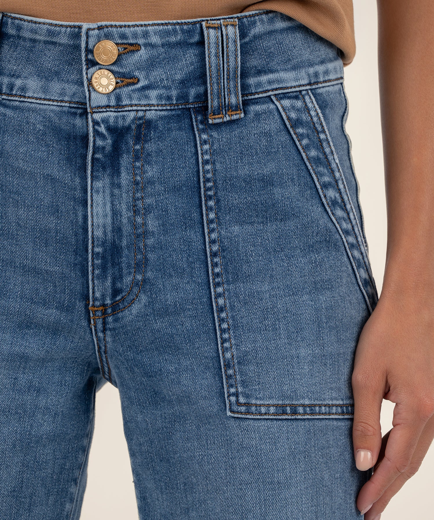 Kelsey High Rise Ankle Flare