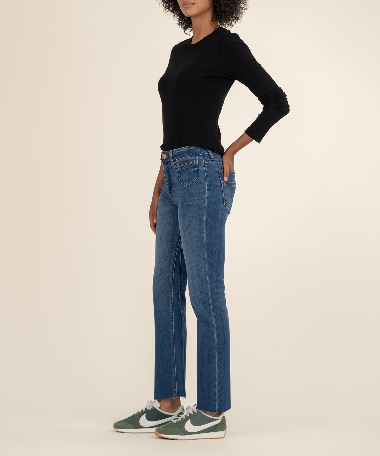 Kelsey High Rise Ankle Flare, Petite