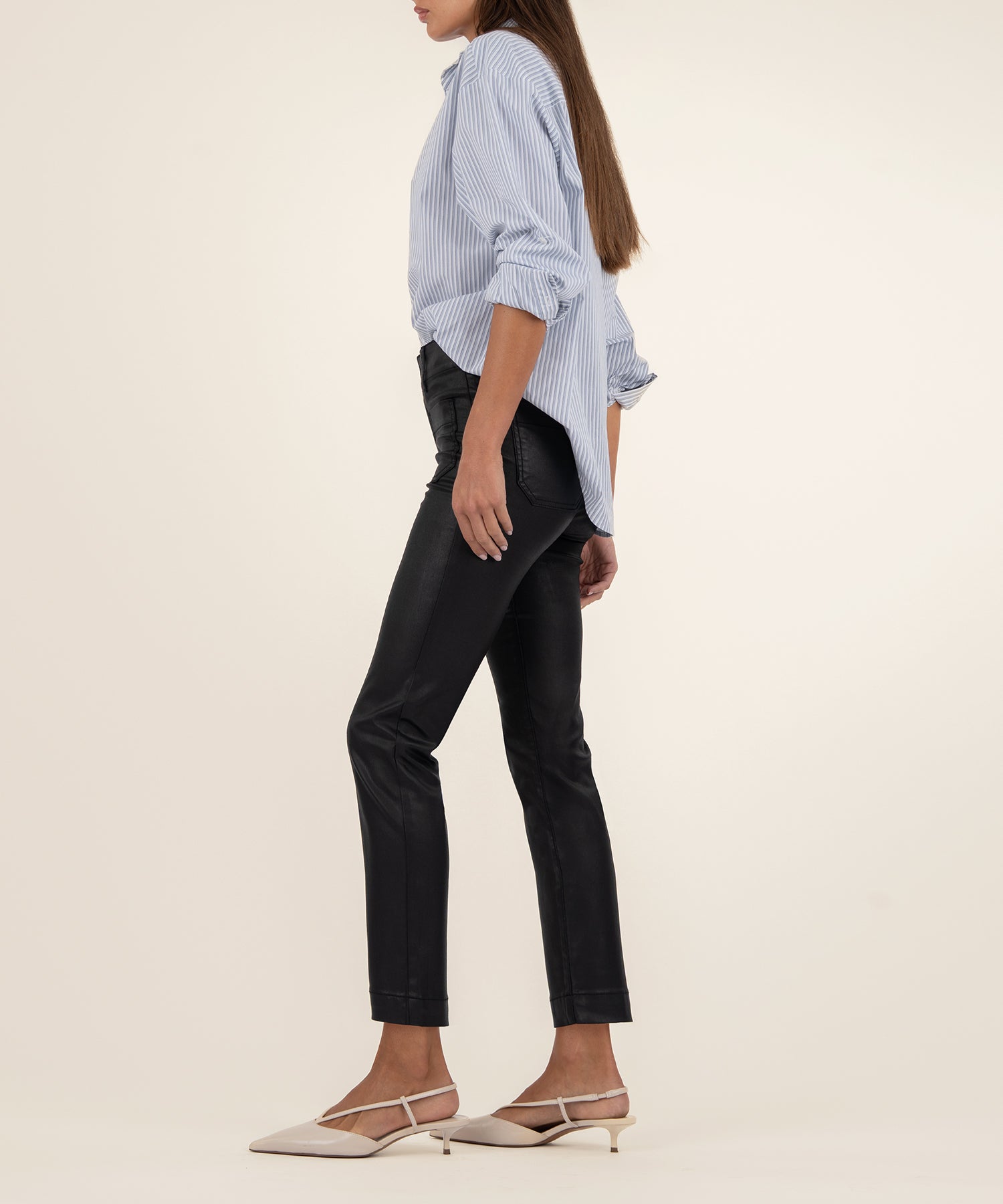 Reese Coated Ankle Straight Leg Long