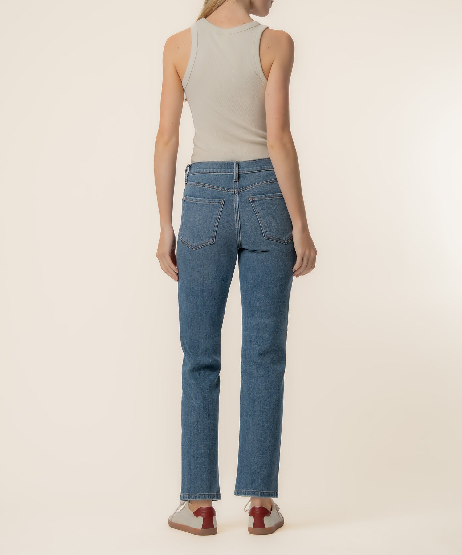 Blair High Rise Straight Leg in Thrive Wash