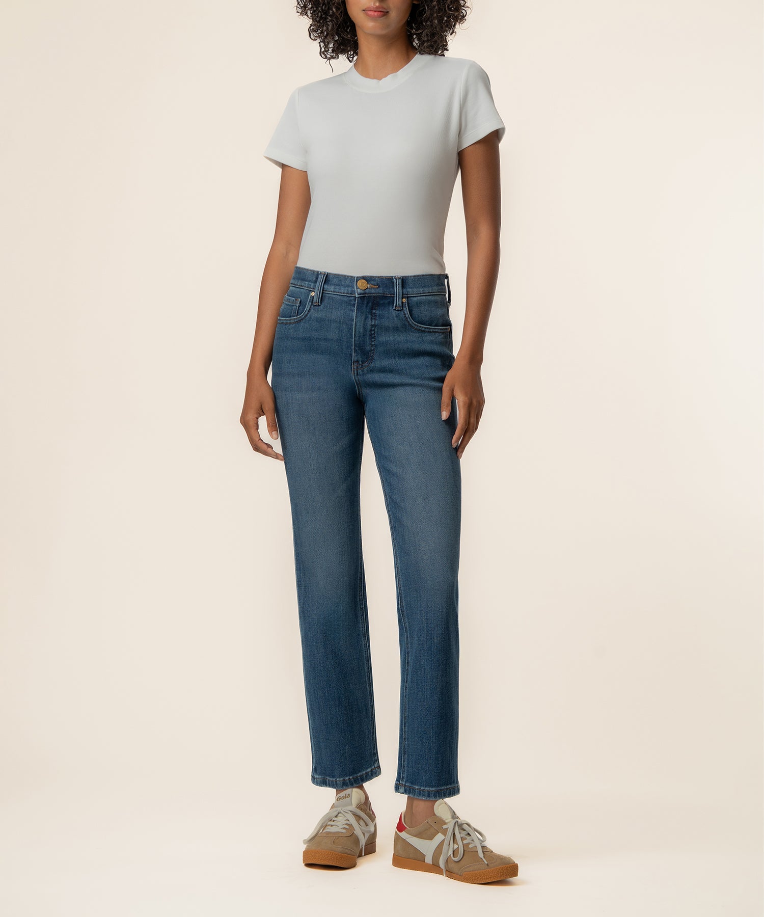 Blair High Rise Straight Leg in Razor Wash