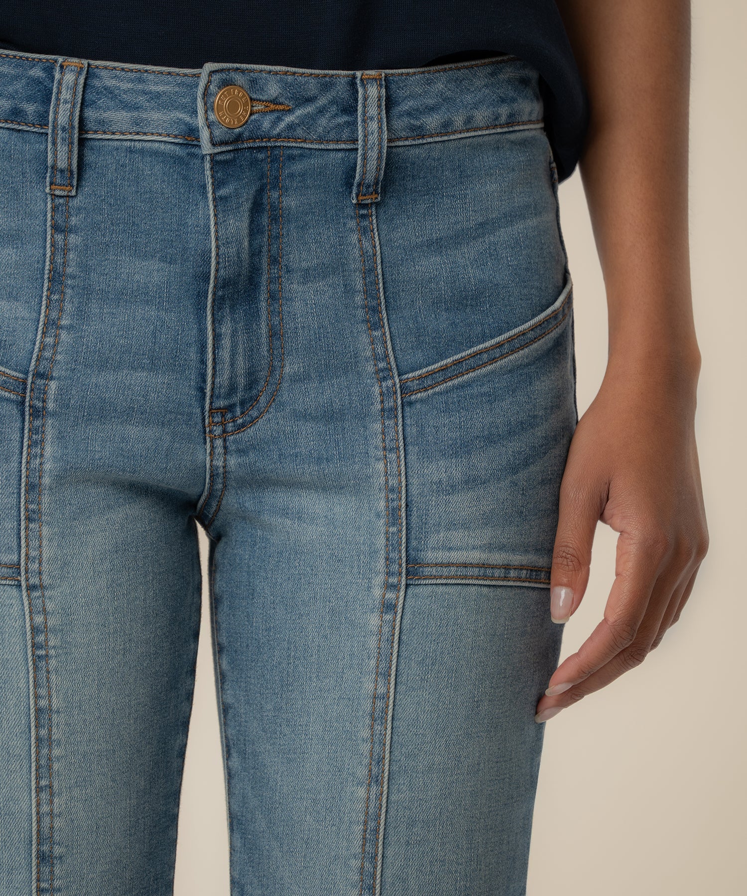 Kelsey High Rise Ankle Flare, Petite