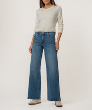 Maya High Rise Wide Leg in Generous Wash