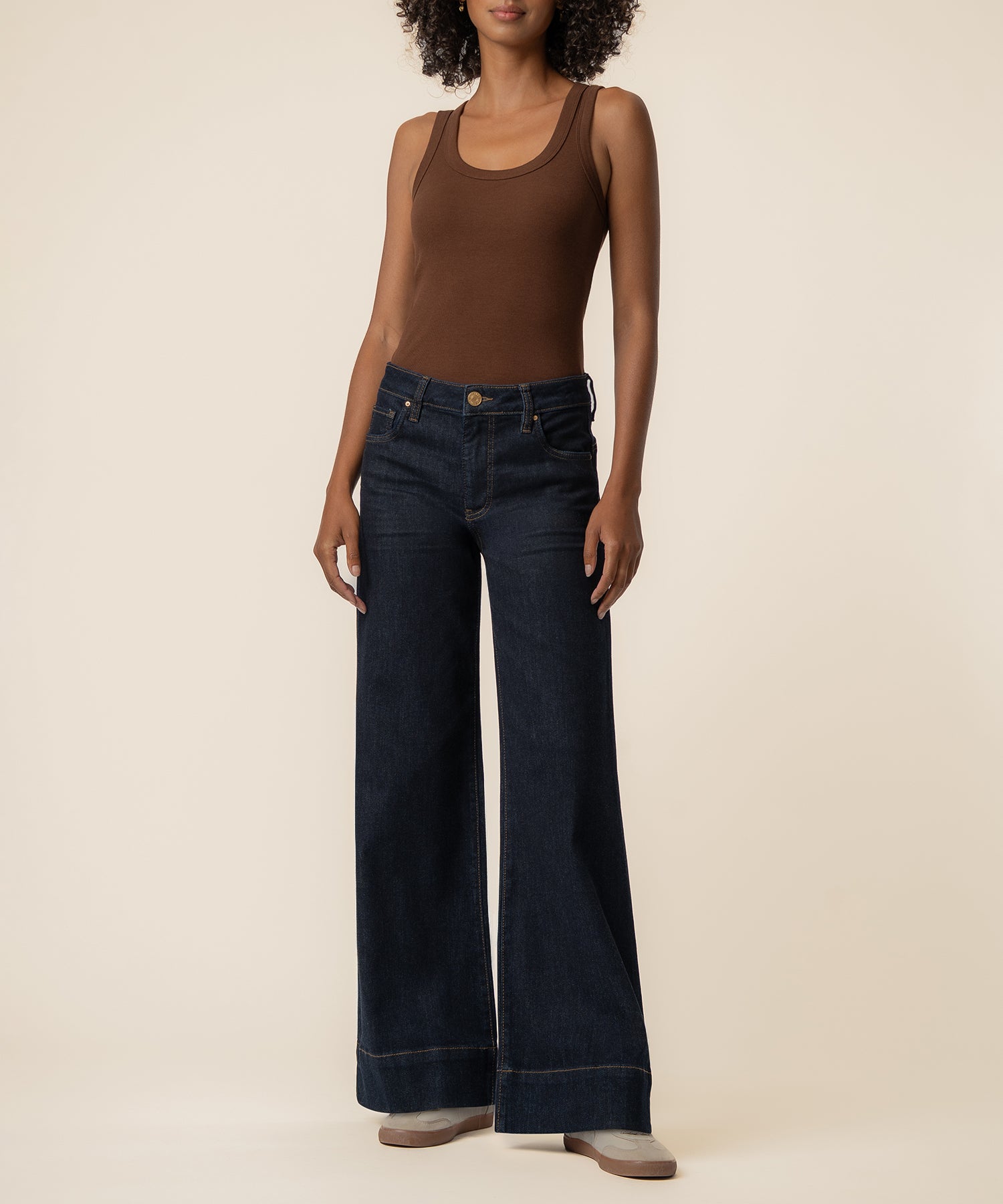 Maya High Rise Wide Leg in Amaze Wash