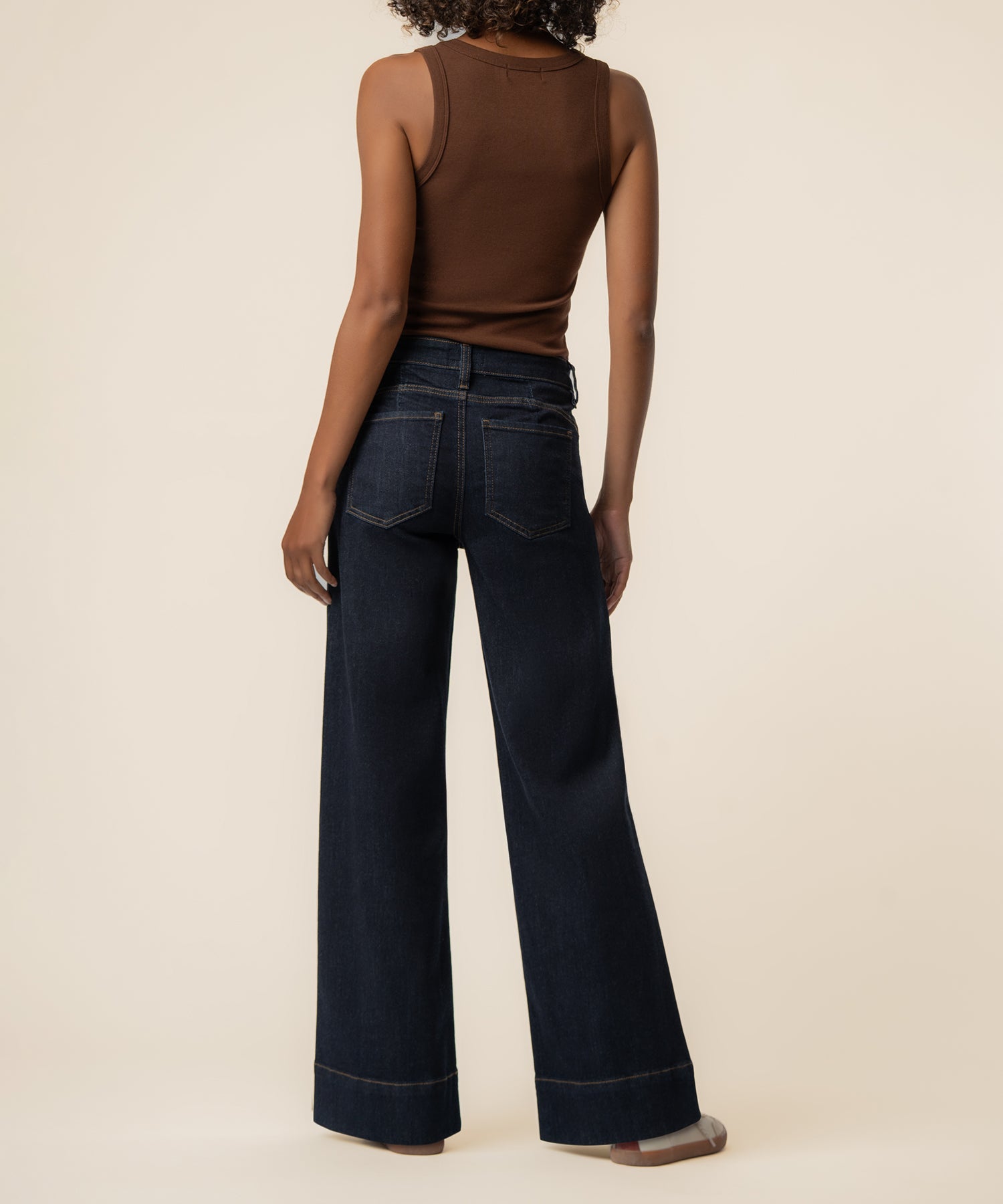 Maya High Rise Wide Leg in Amaze Wash