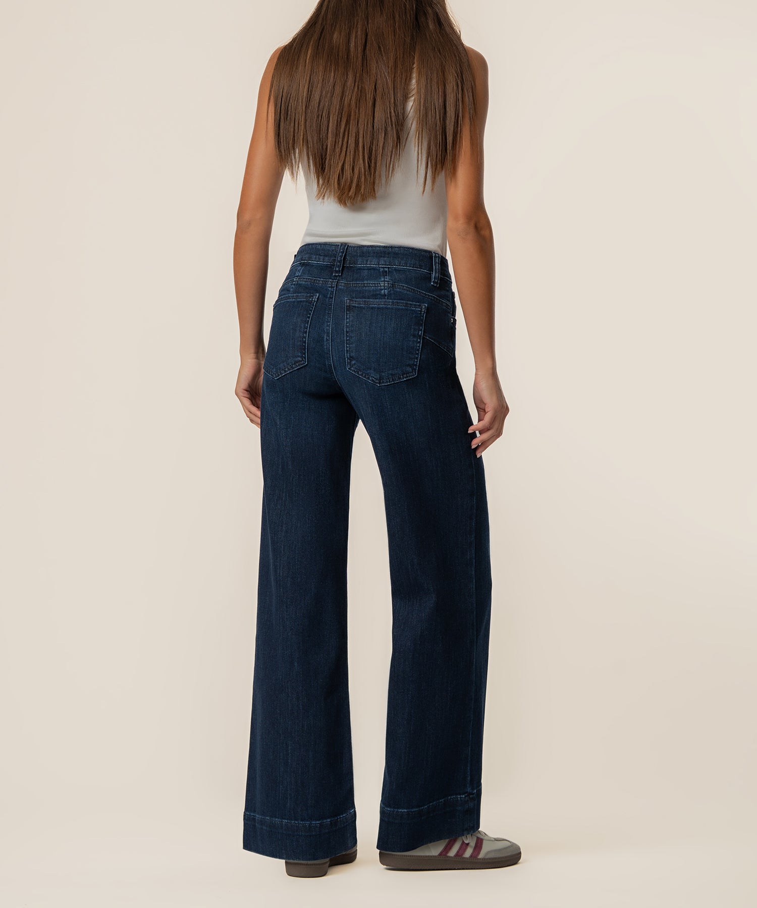 Maya High Rise Wide Leg, Petite in Masterpiece Wash