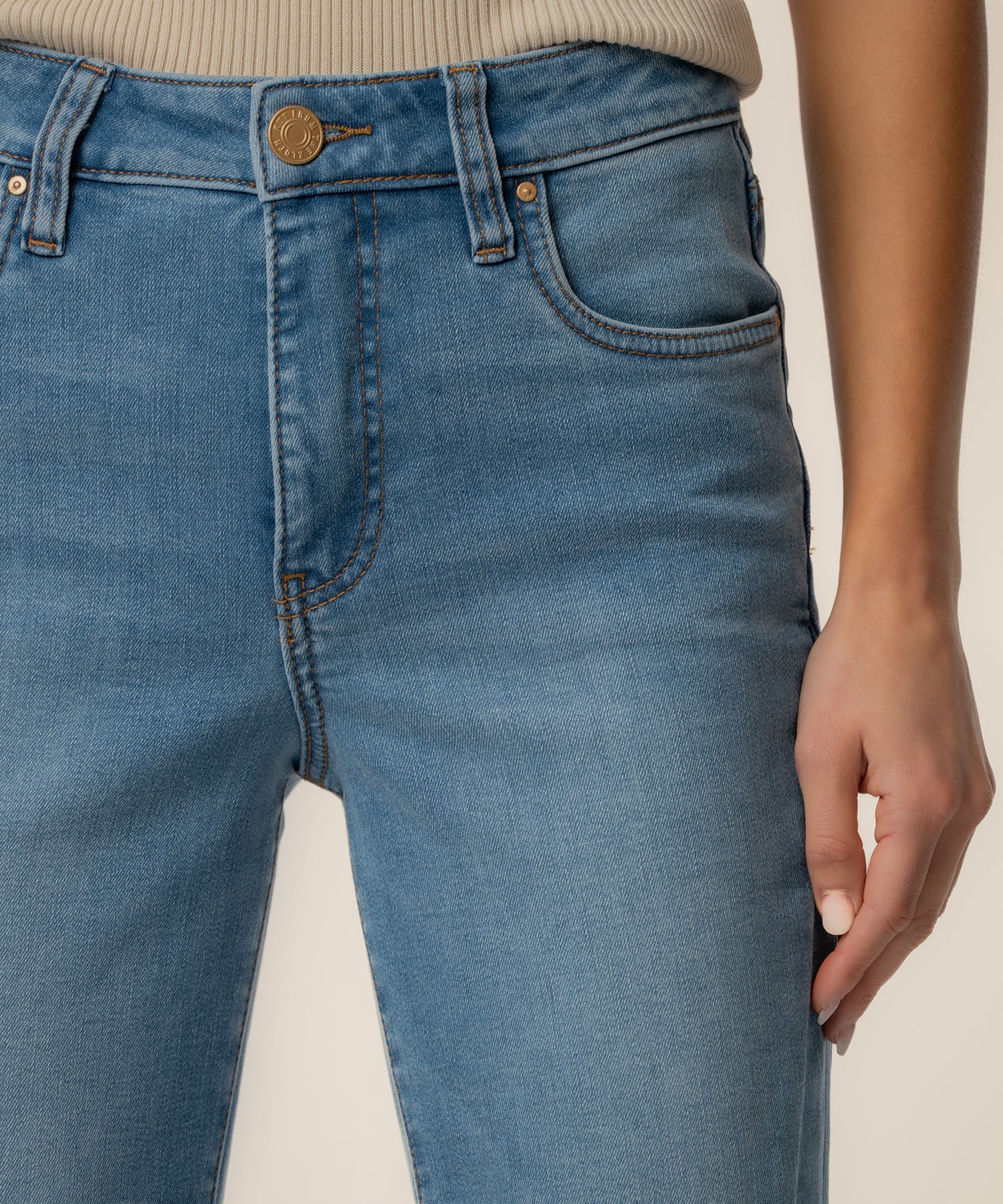 Kelly High Rise Flare in Zest Wash - Kut from the Kloth