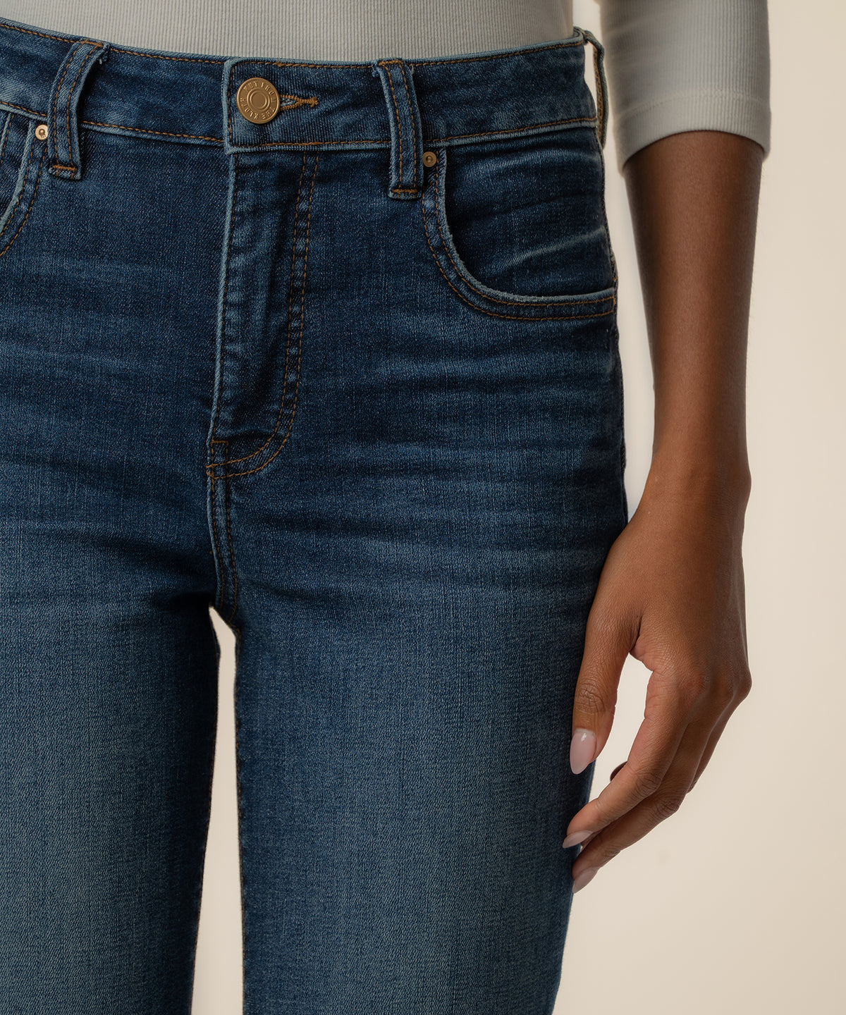 Stella High Rise Flare in Charmer Wash