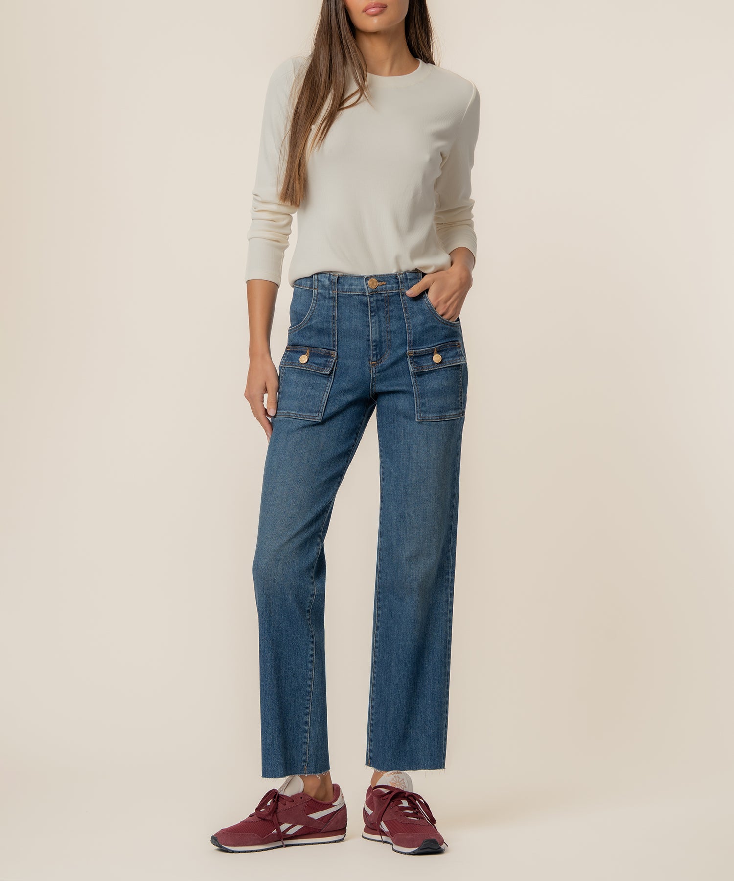 Avery High Rise Straight Leg, Exclusive