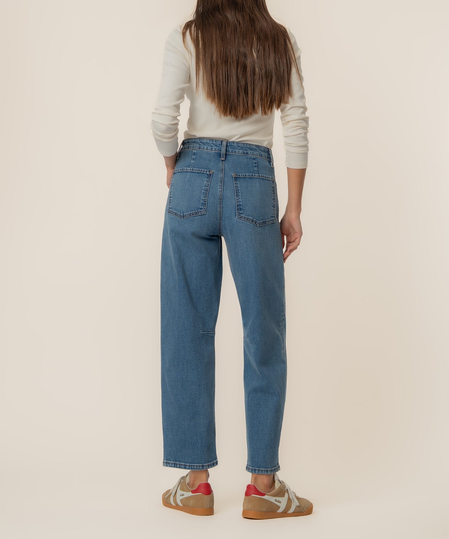 Ashton High Rise Wide Leg Barrel, Exclusive