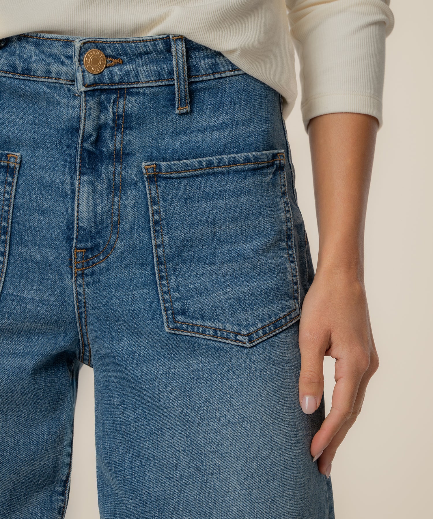 Ashton High Rise Wide Leg Barrel, Exclusive