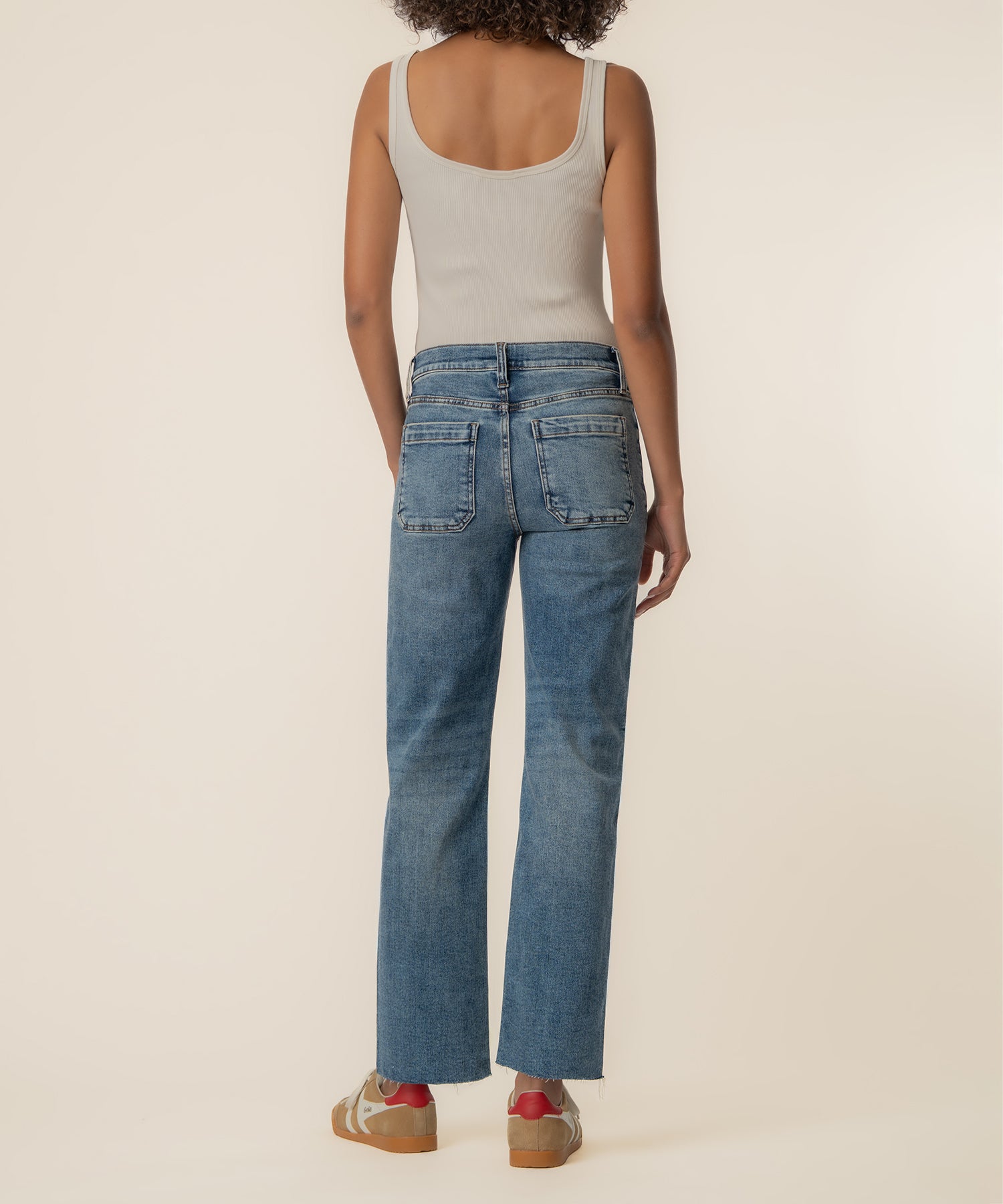 Avery High Rise Straight Leg, Exclusive in Eager Wash