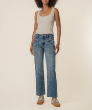 Avery High Rise Straight Leg, Exclusive in Eager Wash