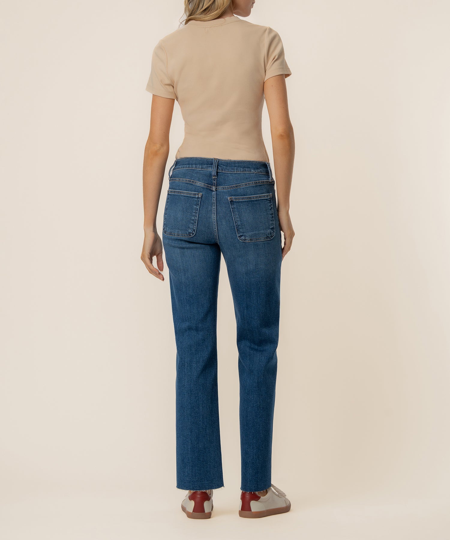 Avery High Rise Straight Leg, Exclusive in Fortune Wash