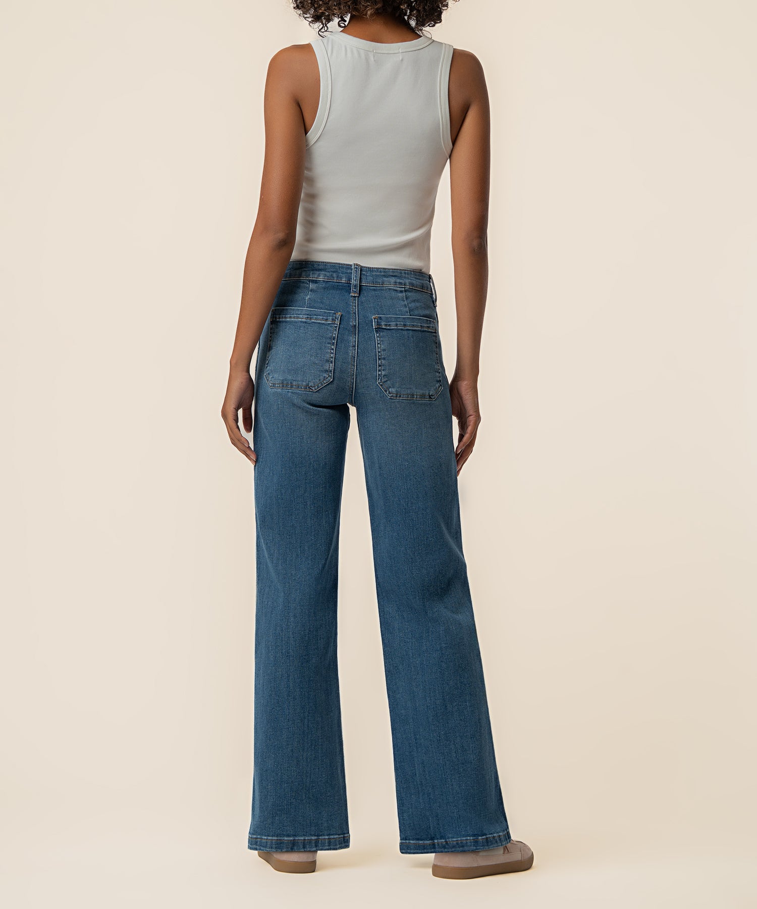 Jean High Rise Wide Leg in Incandescent Wash