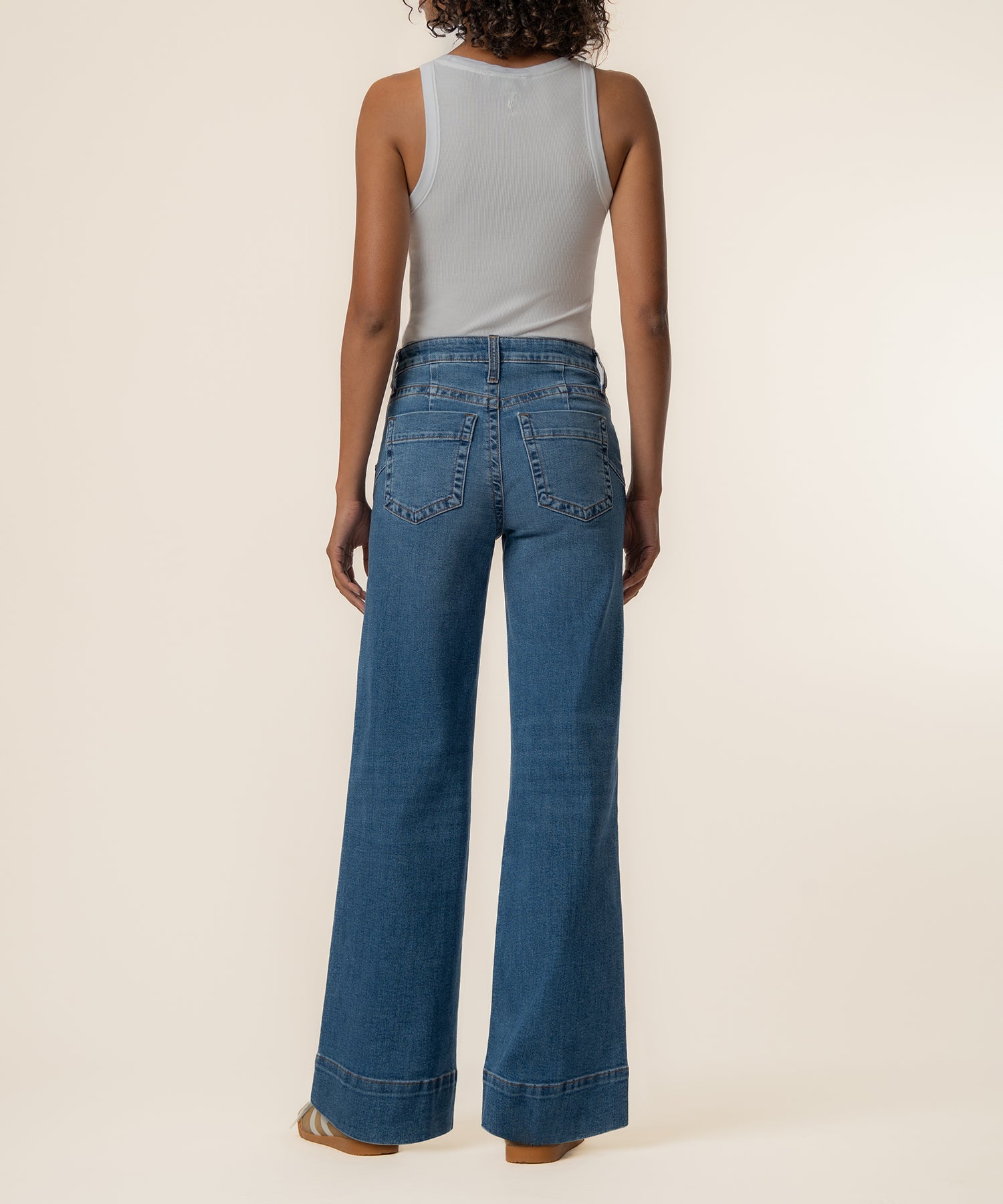 Maya High Rise Wide Leg in Journey Wash
