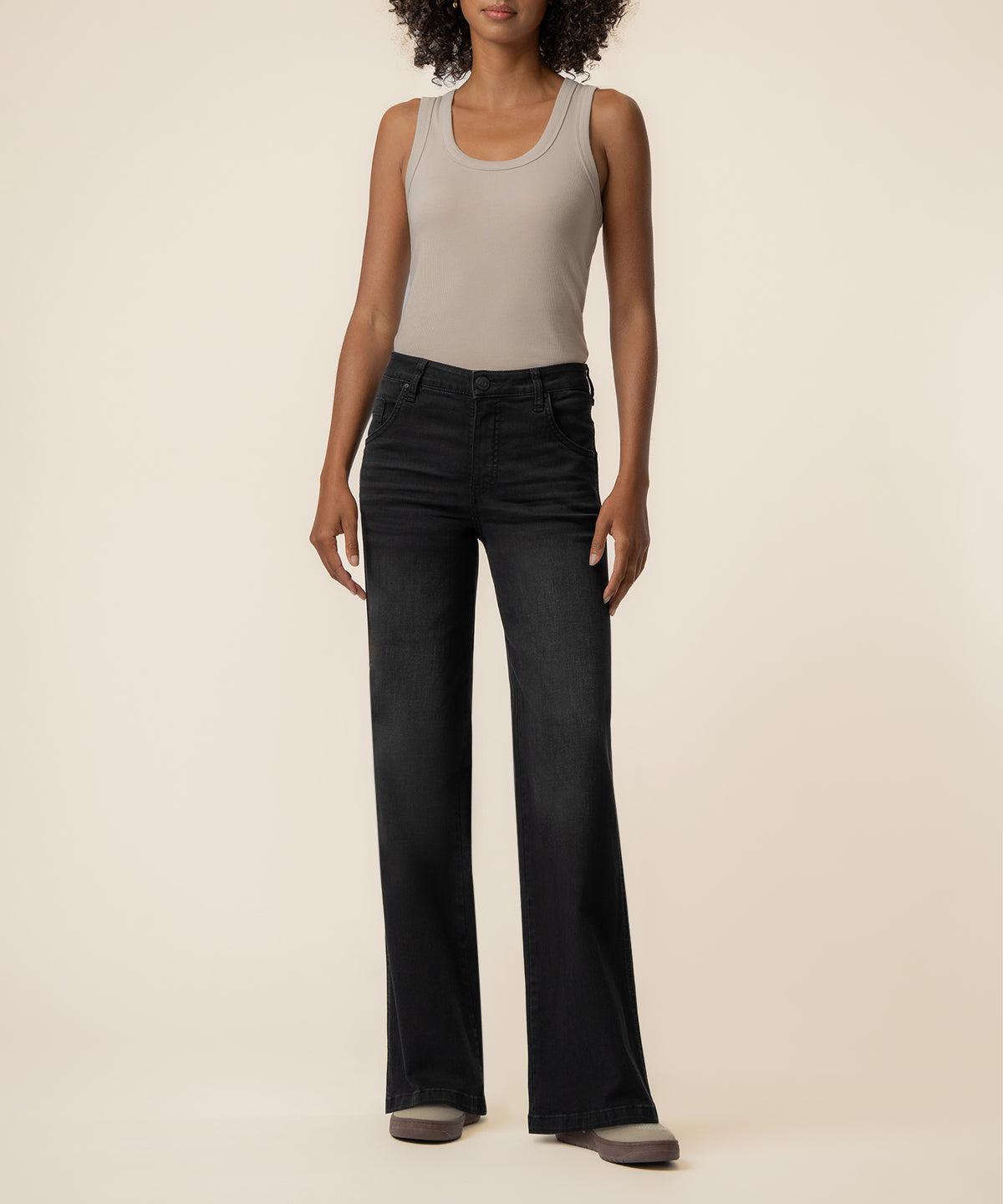 Jodi High Rise Wide Straight Leg in Luscious Wash