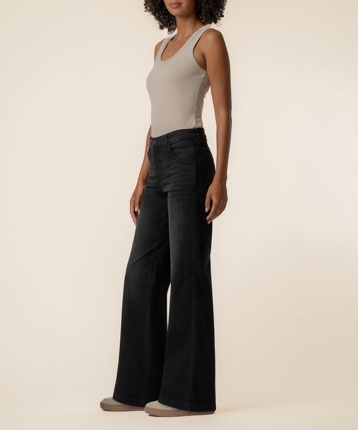 Jodi High Rise Wide Straight Leg in Luscious Wash
