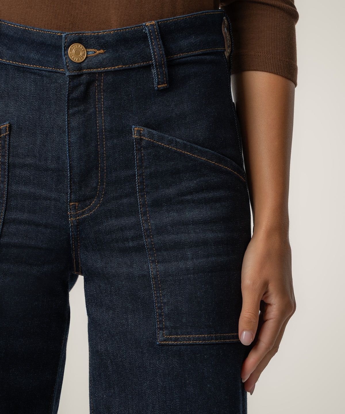 Jodi High Rise Straight Leg, Petite in Assurance Wash