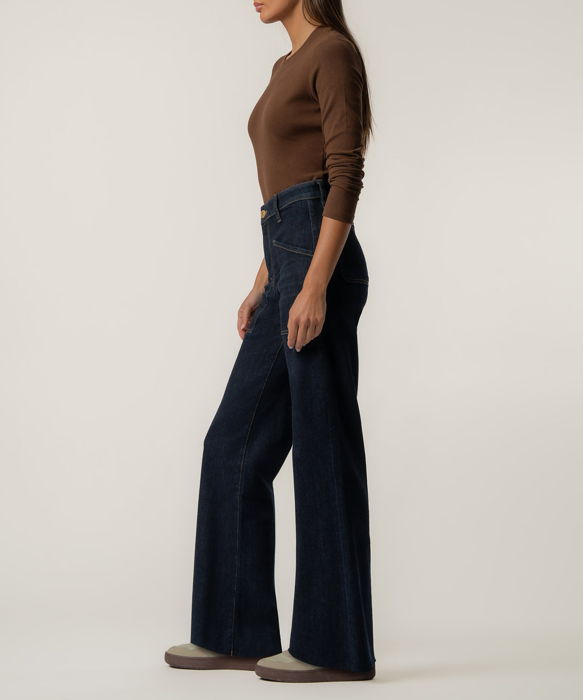 Jodi High Rise Straight Leg, Petite in Assurance Wash