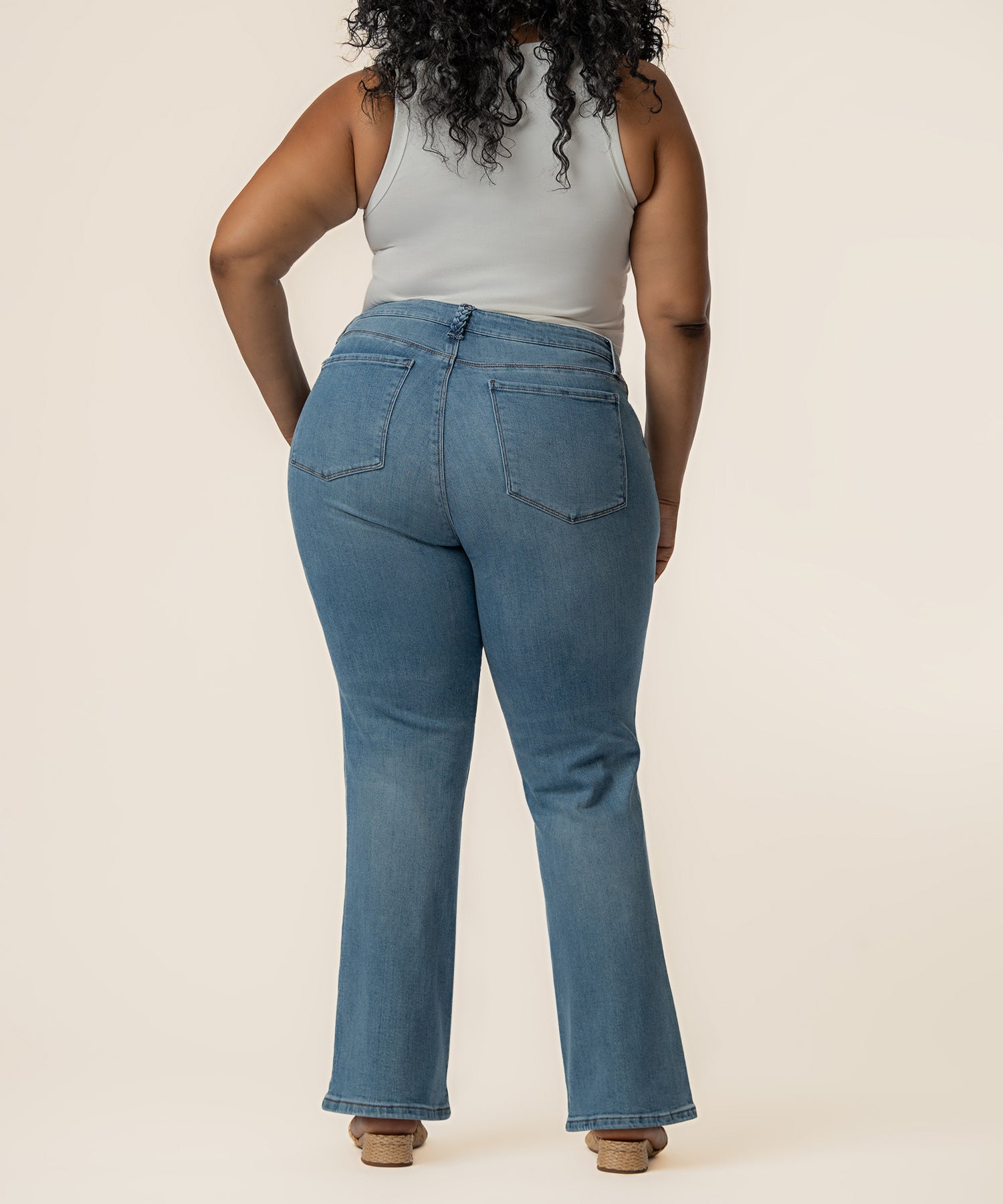 Natalie High Rise Boot Cut, Plus in Loyal Wash