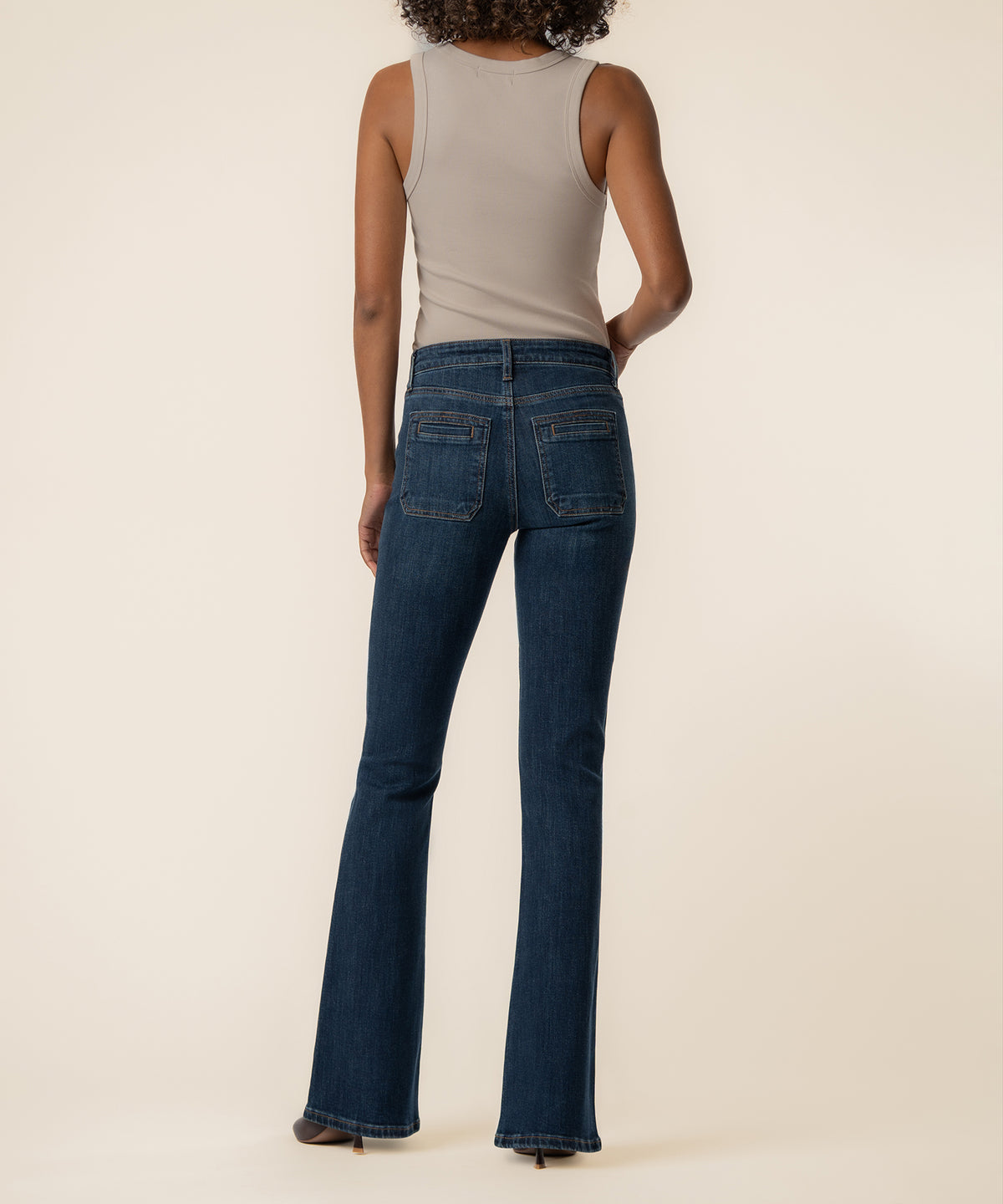 Ana High Rise Flare in Ravishing Wash