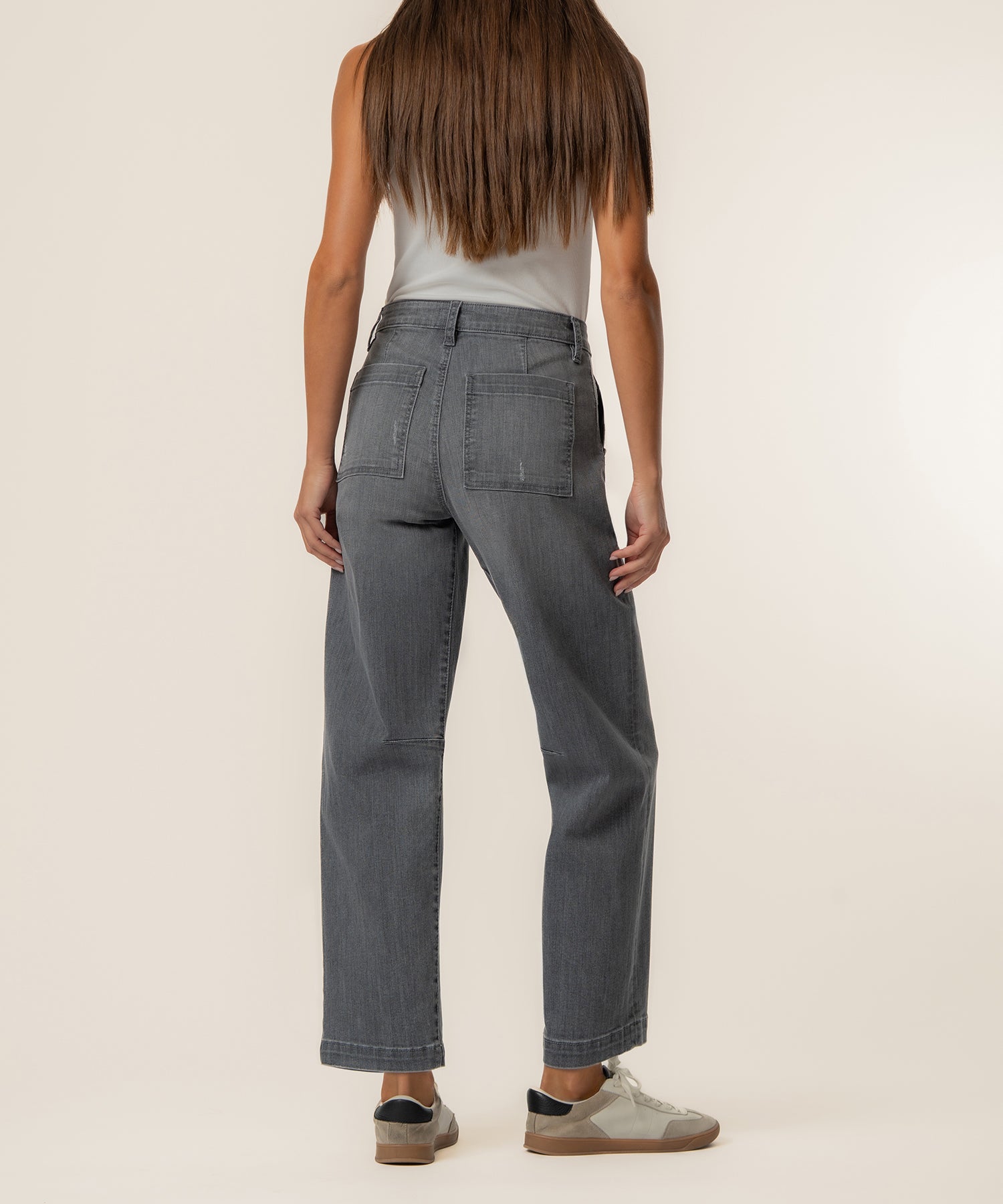 Ashton High Rise Relaxed Leg, Exclusive in Debated Wash