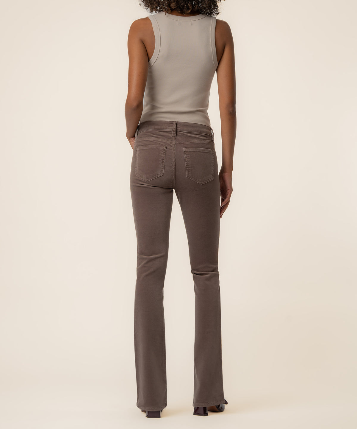 Natalie Corduroy Bootcut in Mocha