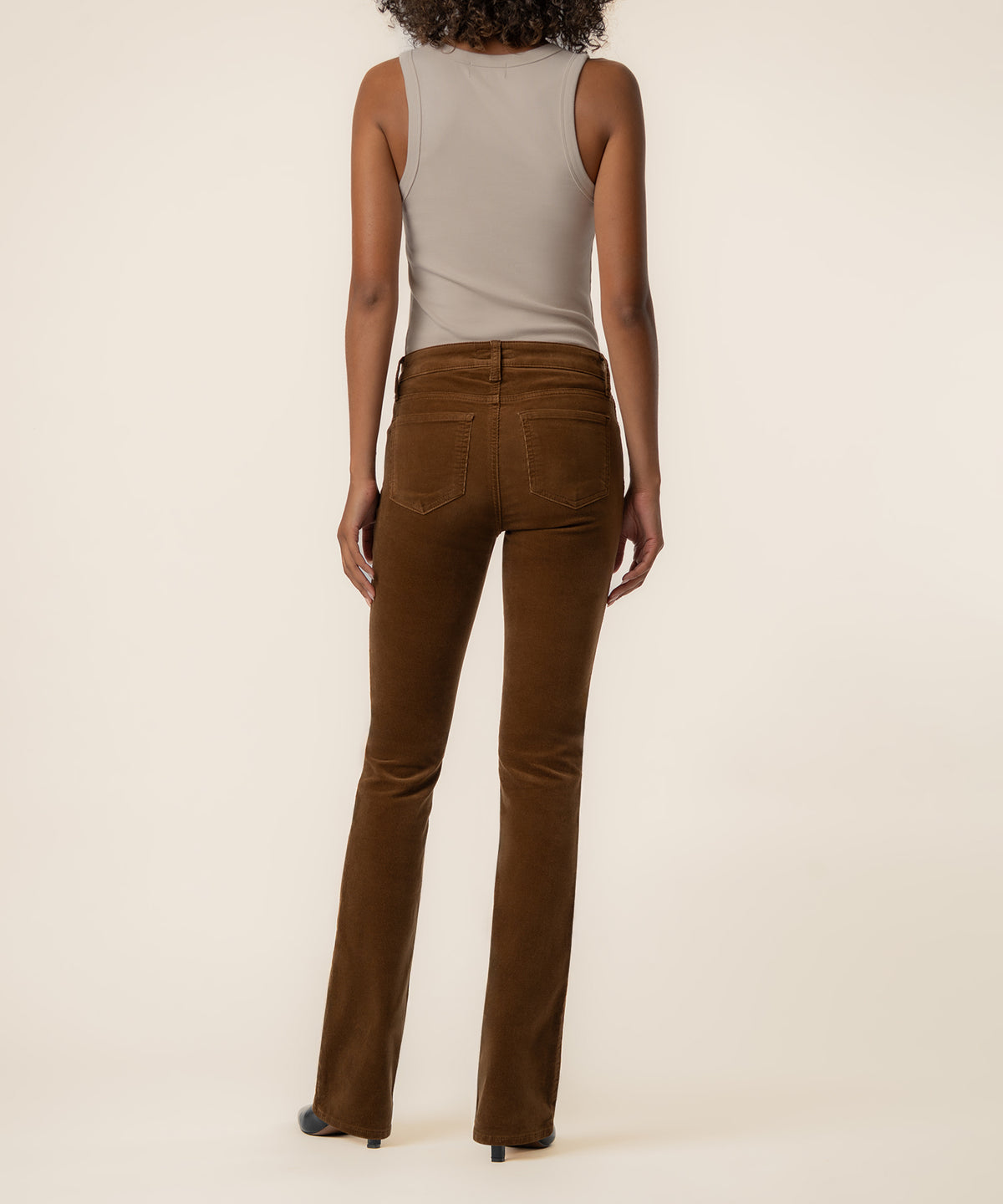 Natalie Corduroy Bootcut in Whiskey