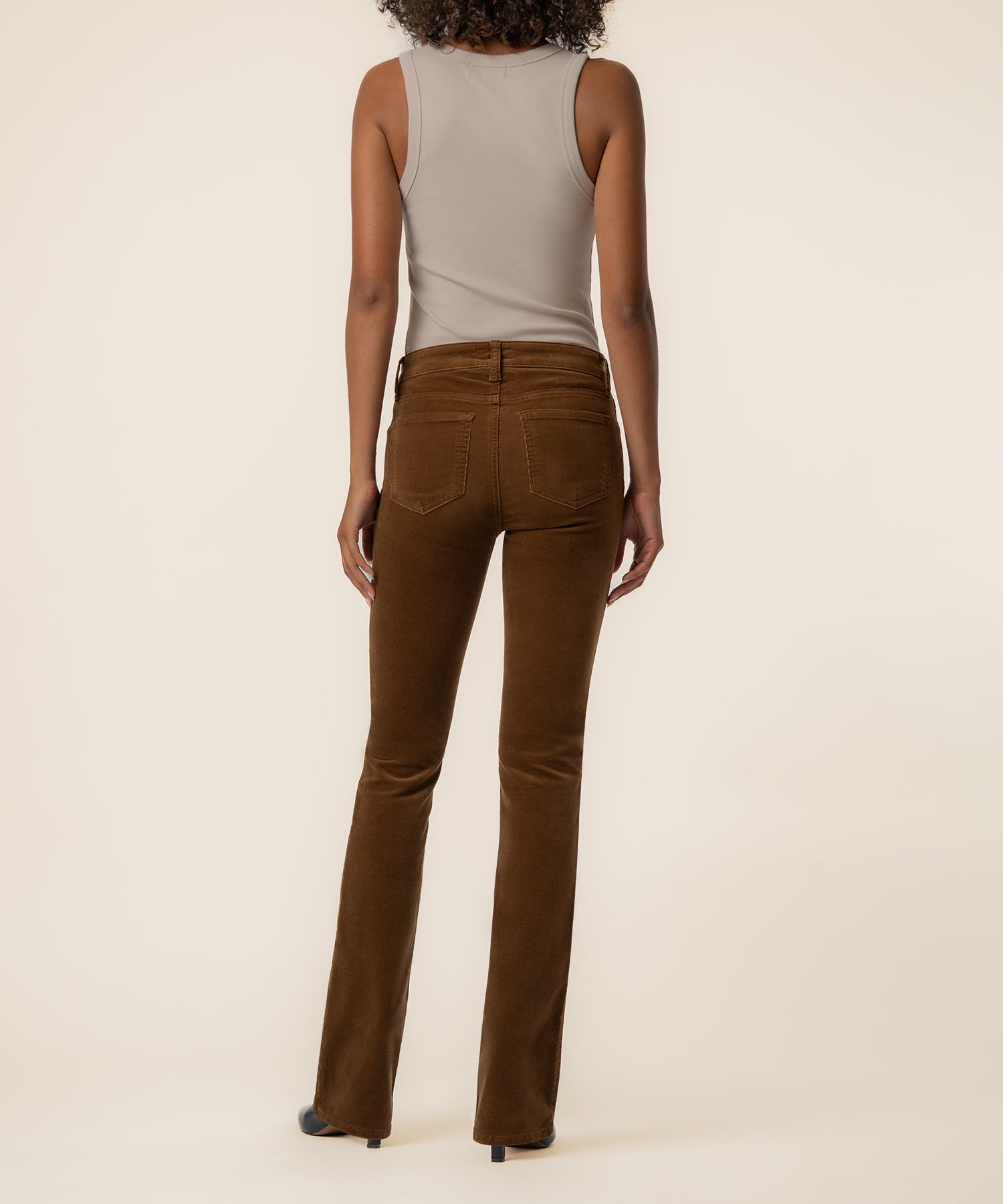 Natalie Corduroy Bootcut, Petite in Whiskey