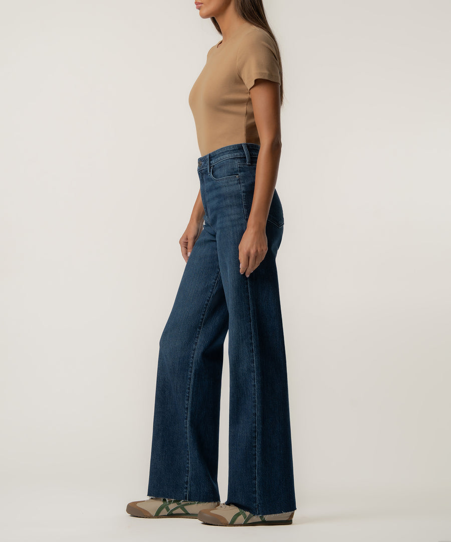 Josie High Rise Straight Trouser in Youthfully Wash