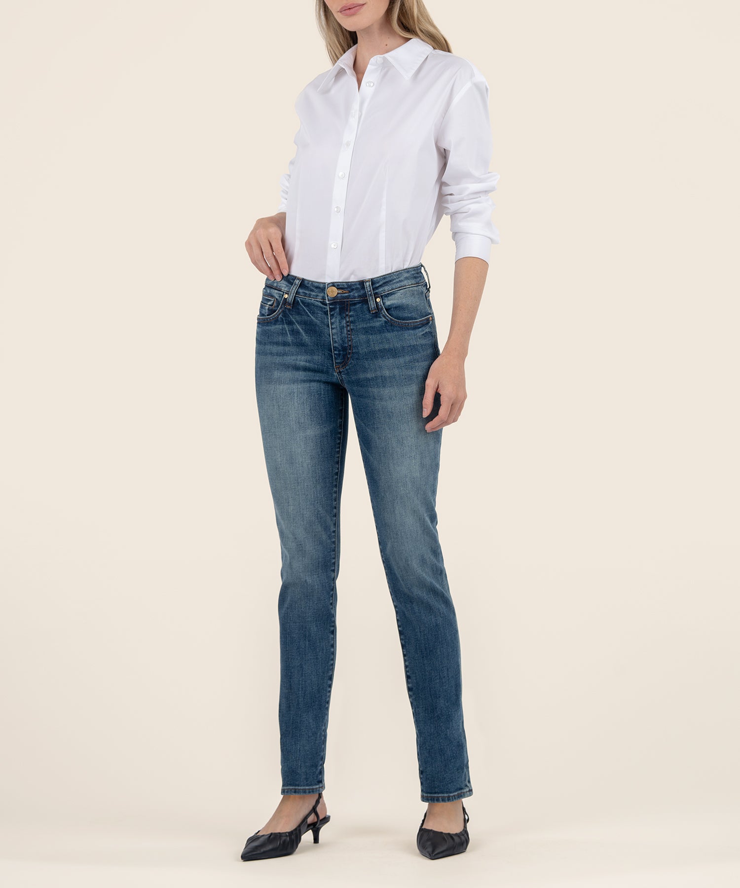 Catherine Mid Rise Boyfriend, Petite