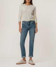 Catherine Mid Rise Boyfriend in Enigmatic Wash