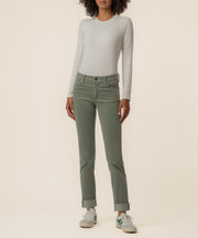 Catherine Corduroy Mid Rise Boyfriend in Sea Star