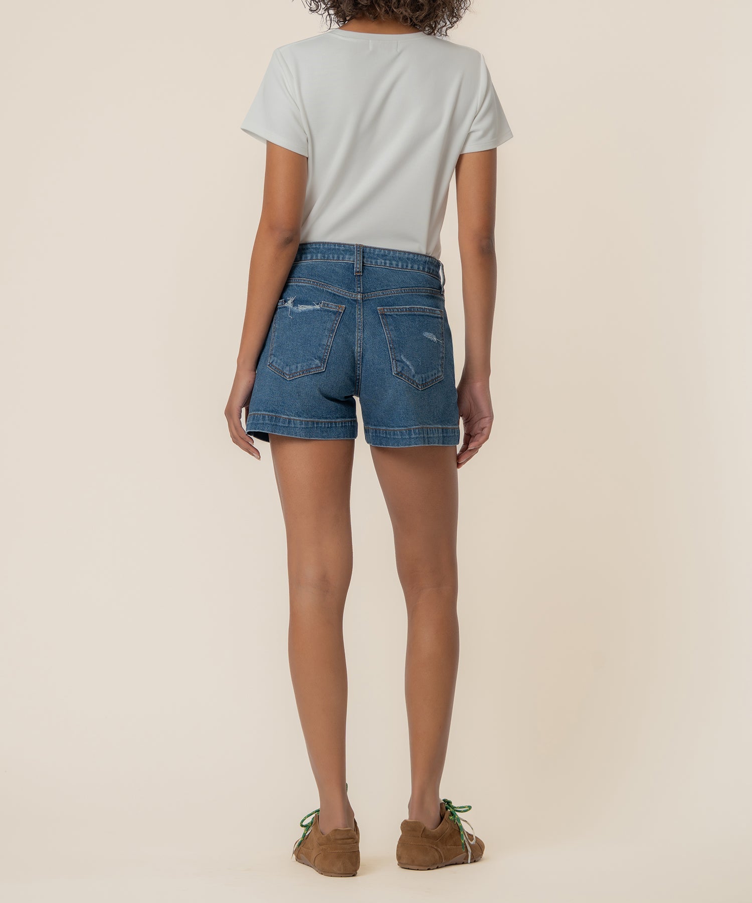 Jane High Rise Short in True Wash