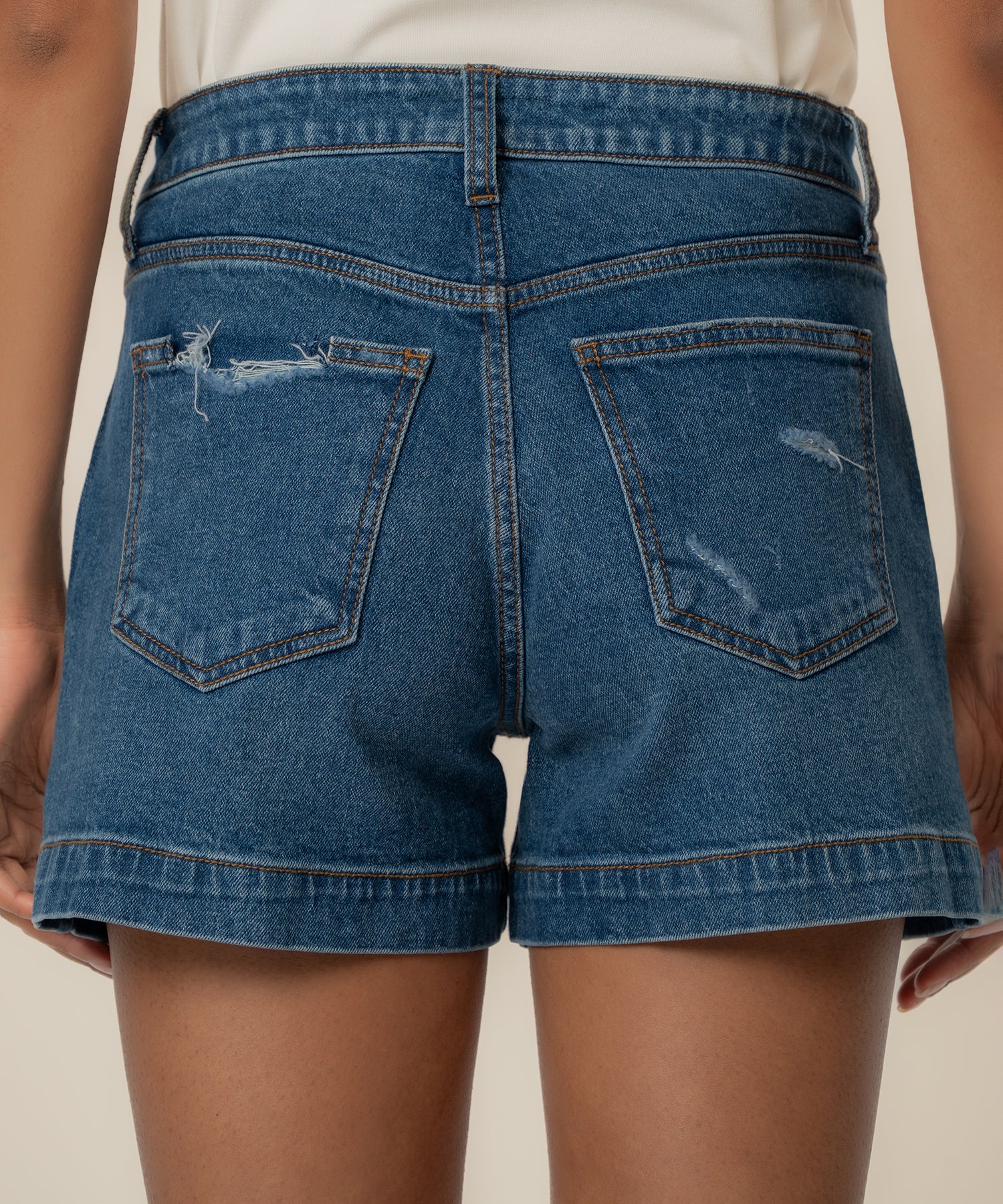 Jane High Rise Short in True Wash